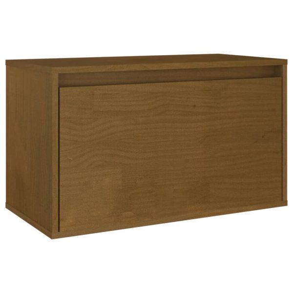 Móveis de TV 3 pcs madeira de pinho maciça castanho-mel - Image 4