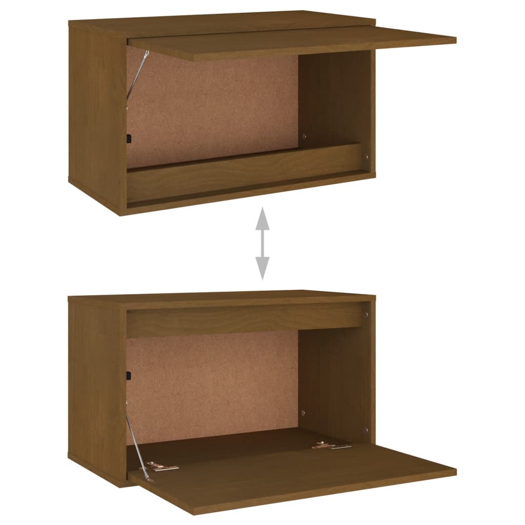 Móveis de TV 6 pcs madeira de pinho maciça castanho-mel - Image 5