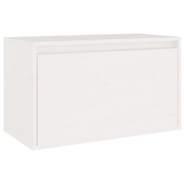 Móveis de TV 3 pcs madeira de pinho maciça branco - Image 4