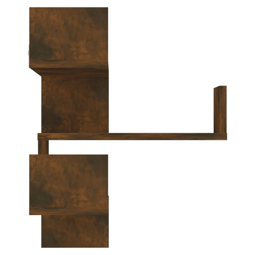 Estante canto 2pcs 40x40x50cm derivados madeira carvalho fumado - Image 3