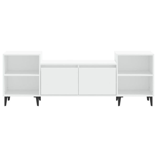 Móvel p/ TV 160x35x55 cm derivados de madeira branco - Image 4