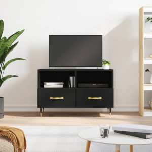 Móvel p/ TV 80x36x50 cm derivados de madeira preto