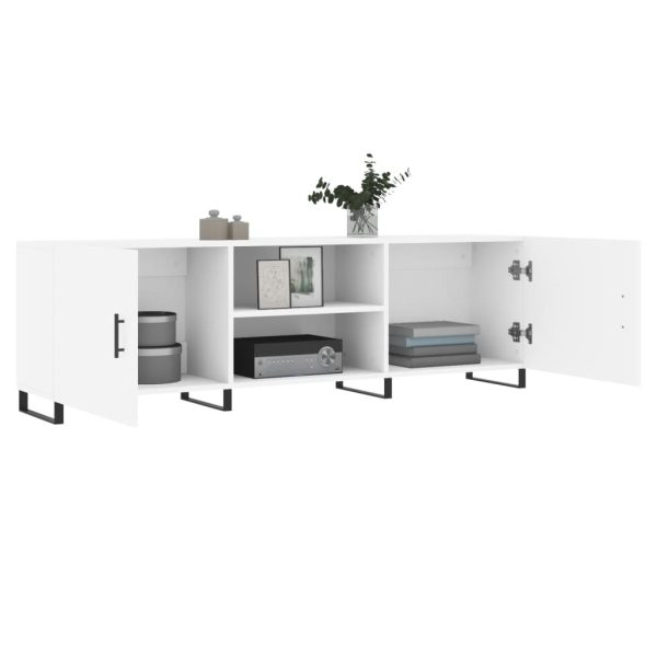 Móvel para TV 150x30x50 cm derivados de madeira branco - Image 3