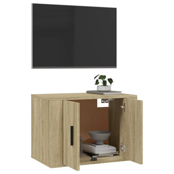Móvel de TV para parede 57x34,5x40 cm carvalho sonoma - Image 4