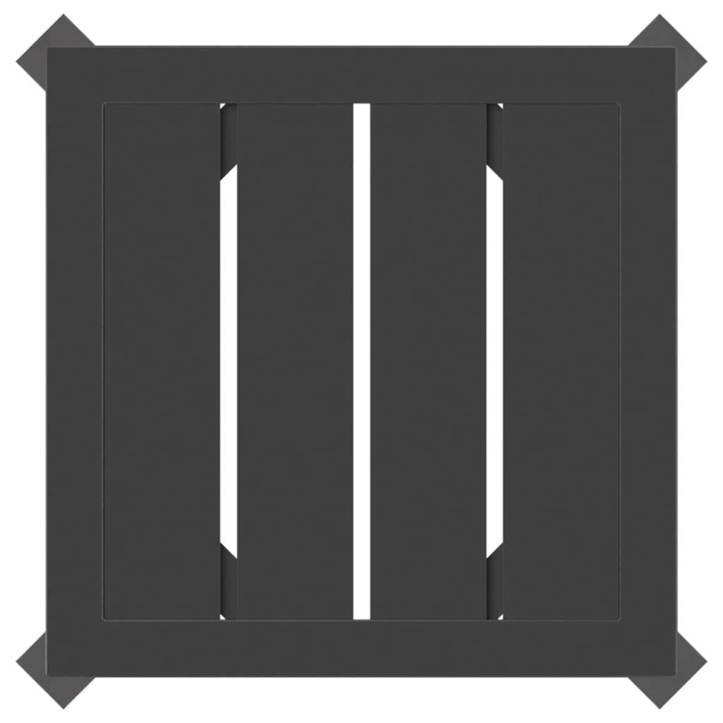 Mesa de jardim 34x34x38 cm aço antracite - Image 4