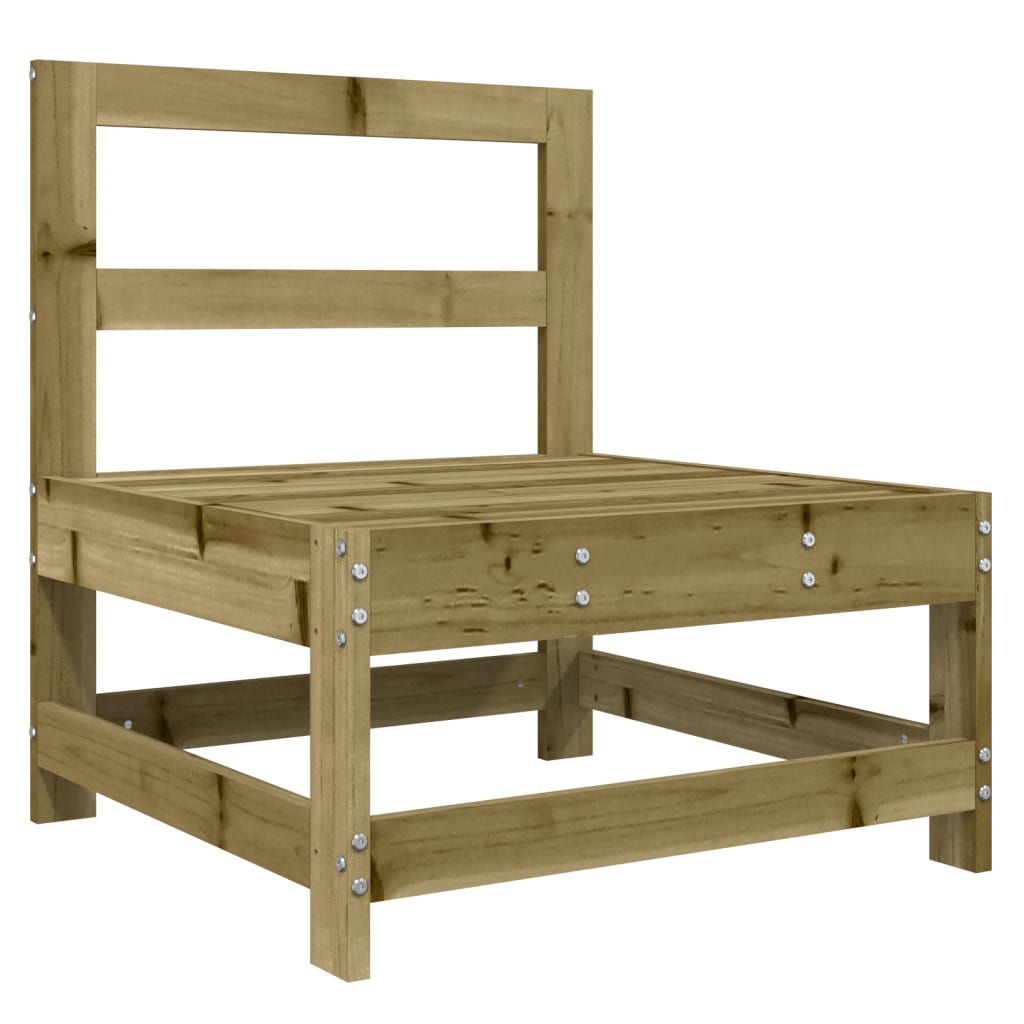 Sofá de centro com almofadões madeira de pinho impregnada - Image 6