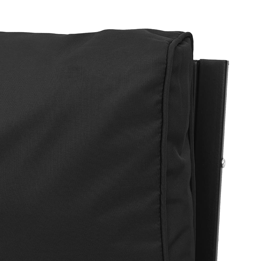 6 pcs conjunto lounge de jardim aço c/ almofadões cinzentos - Image 10