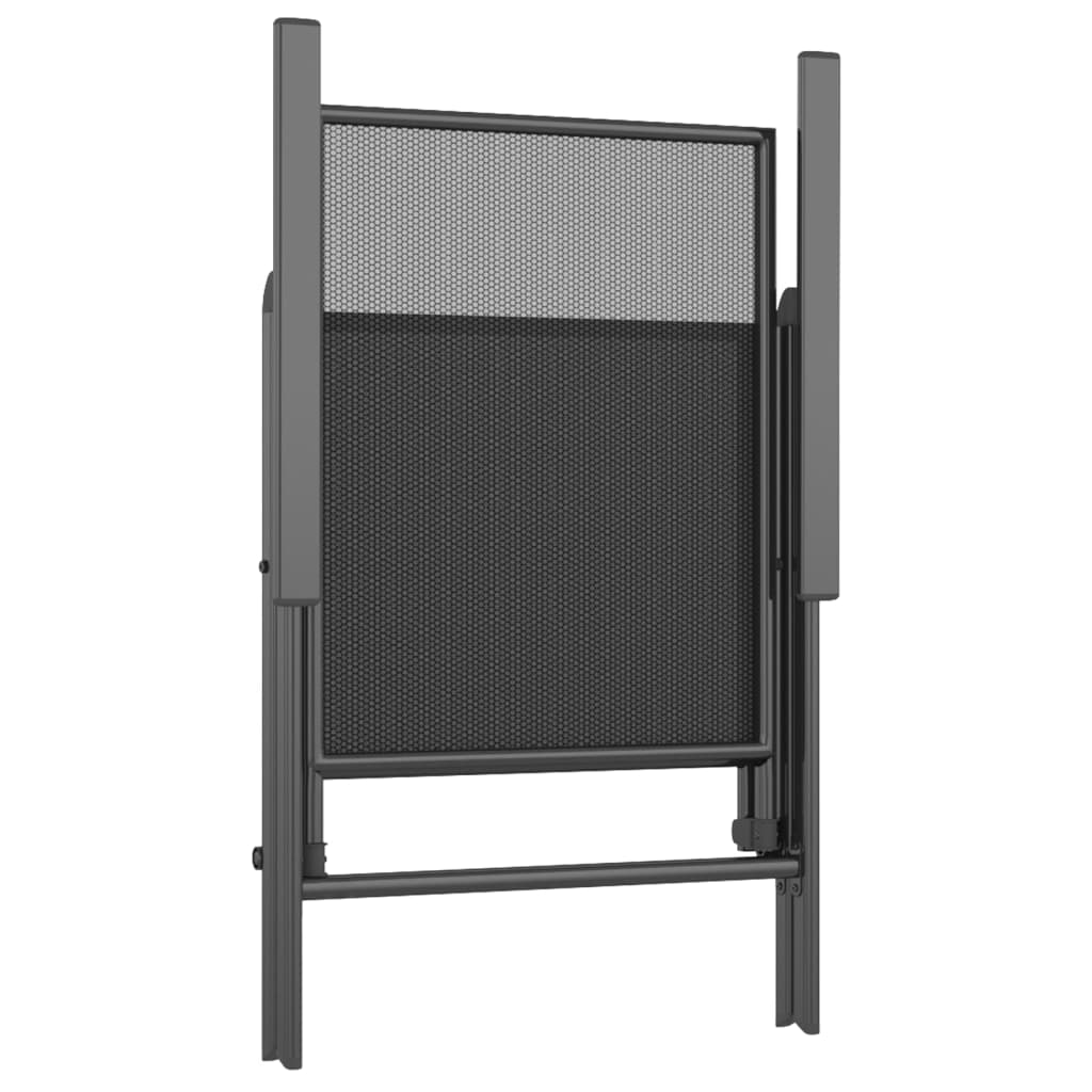 3 pcs conjunto de jantar para jardim aço antracite - Image 6