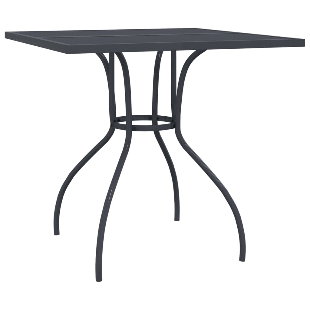 3 pcs conjunto de jantar para jardim aço antracite - Image 7