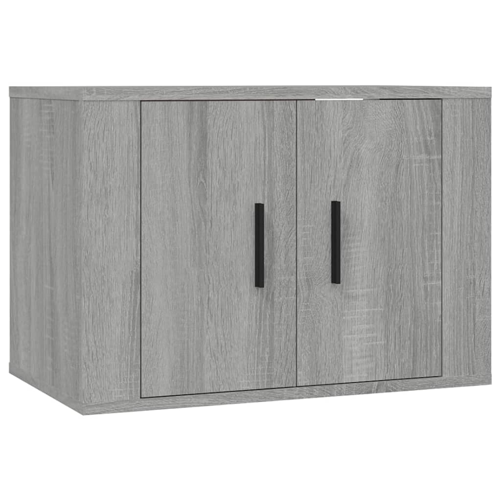 Móveis de TV de parede 2 pcs 57x34,5x40 cm cinzento sonoma - Image 3