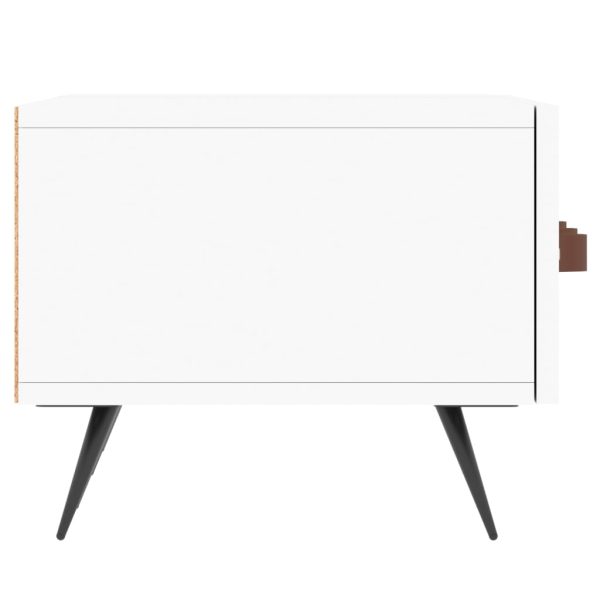 Móvel de TV 150x36x30 cm derivados de madeira branco - Image 6