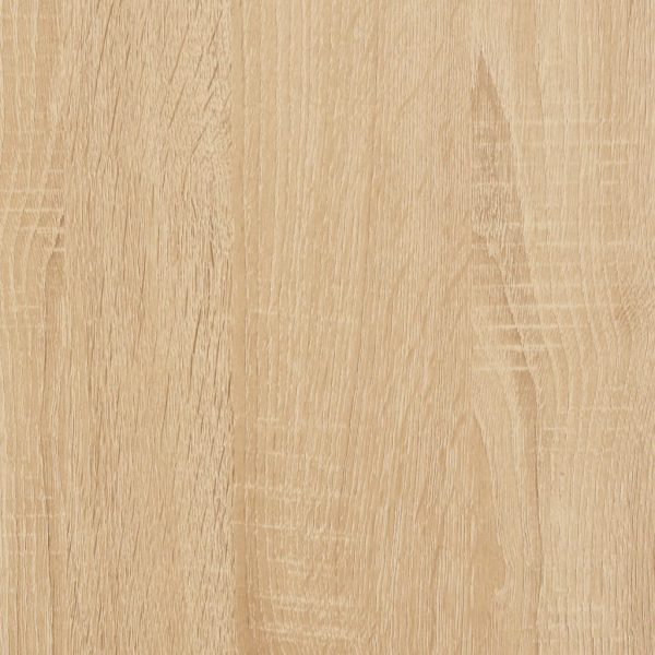 Estante 3 prateleiras + barras 2pcs 30x25x100cm carvalho sonoma - Image 7