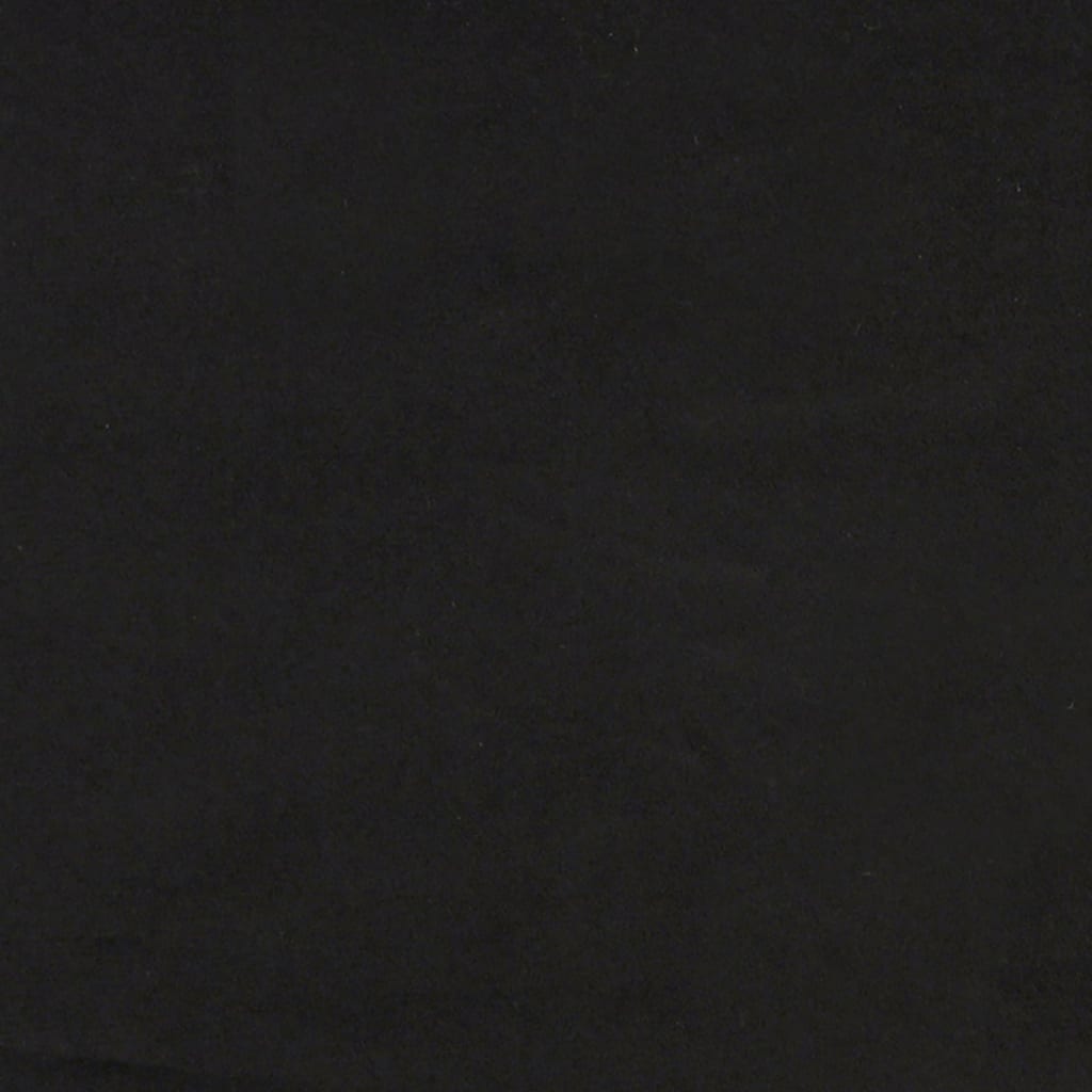 2 pcs conjunto de sofás com almofadas veludo preto - Image 6