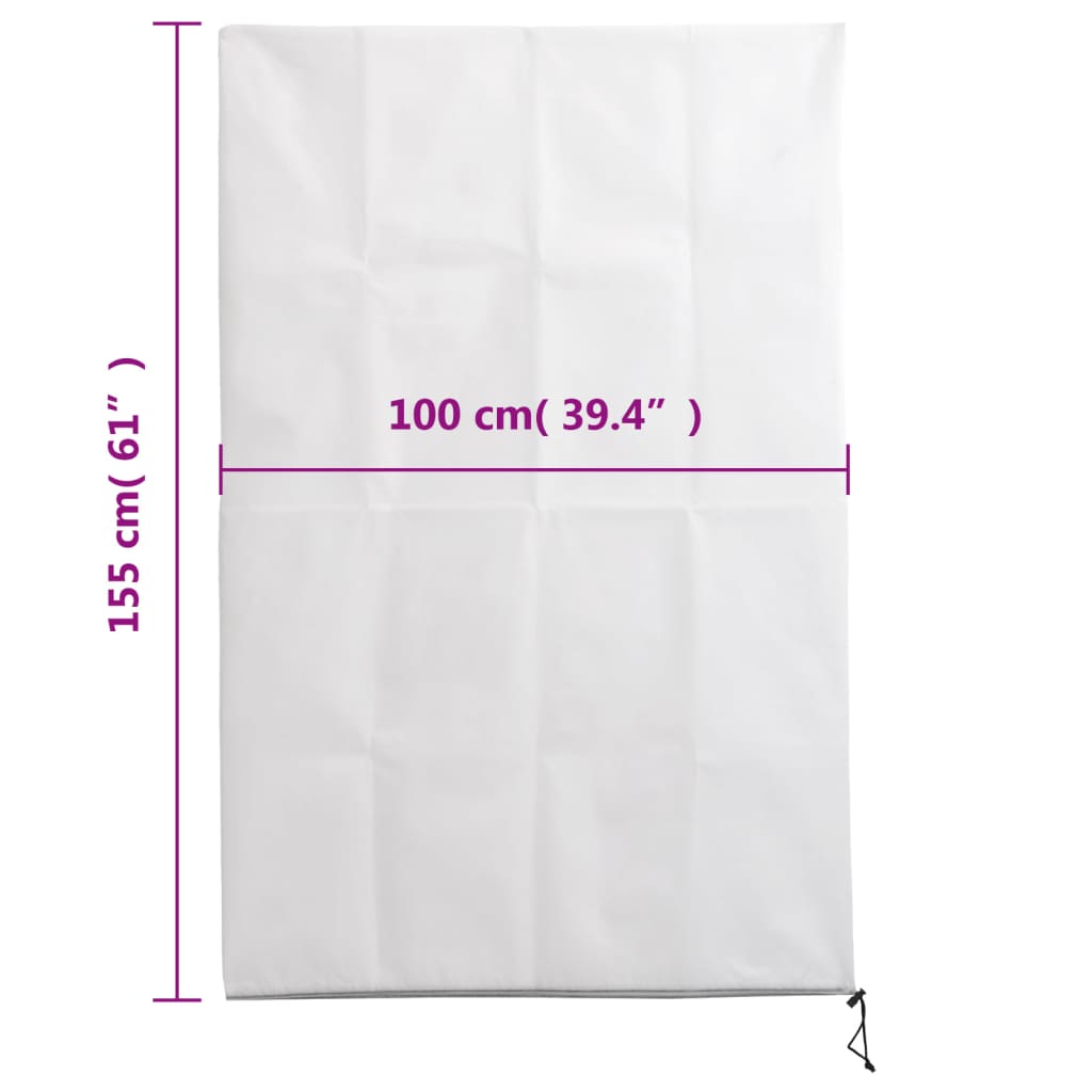 Coberturas para plantas com fecho 4 pcs 70 g/m² 1x1,55 m - Image 10