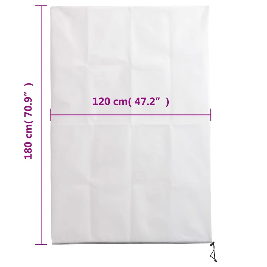 Coberturas para plantas com fecho 4 pcs 70 g/m² 1,2x1,8 m - Image 10