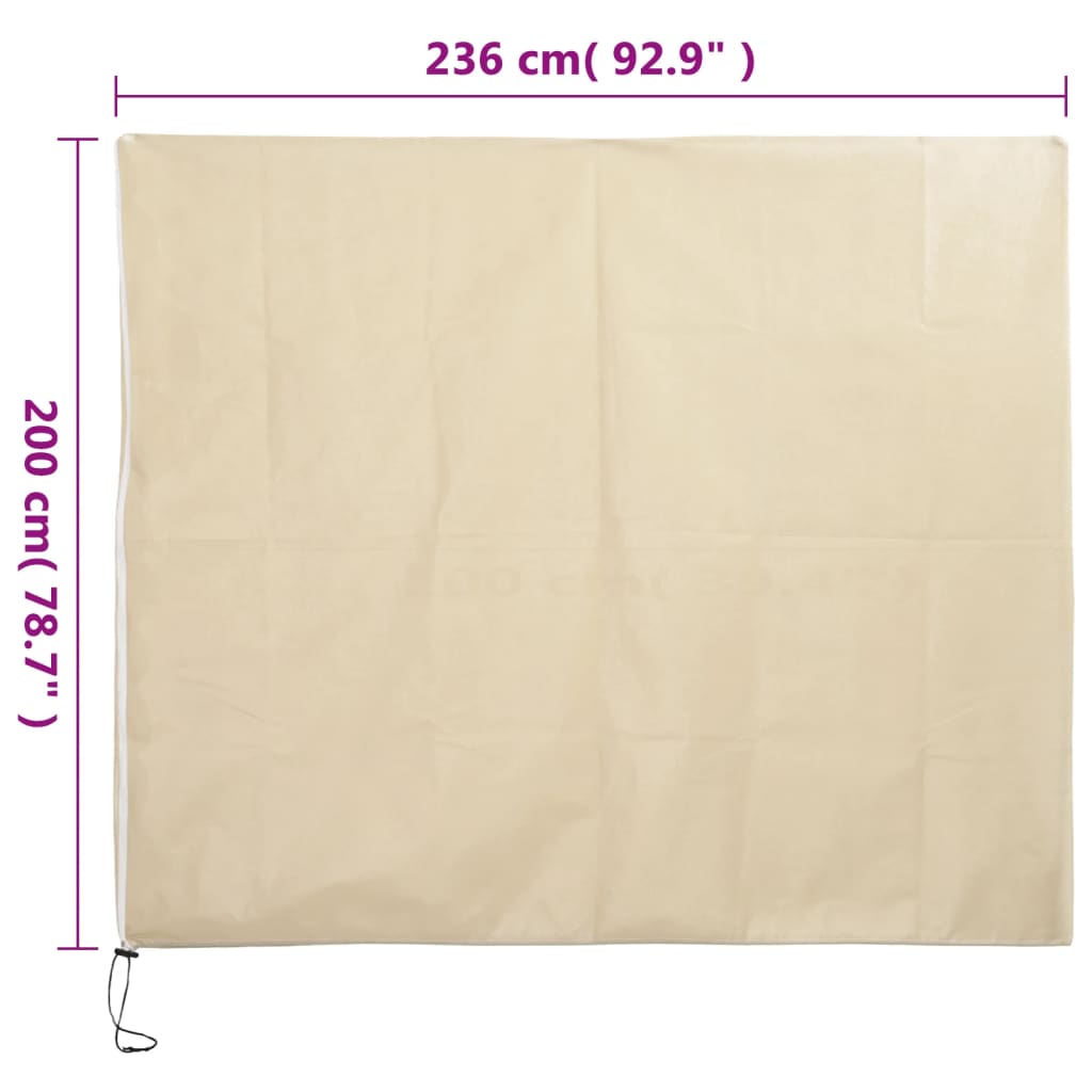 Coberturas para plantas com fecho 2 pcs 70 g/m² 2,36x2 m - Image 10