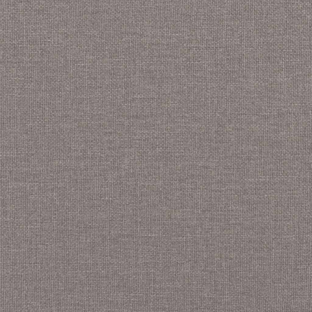Sofá de 3 lugares tecido 180 cm cinzento-acastanhado - Image 6