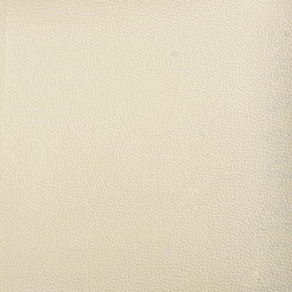 Sofá de 2 lugares 120 cm couro artificial cor creme - Image 6