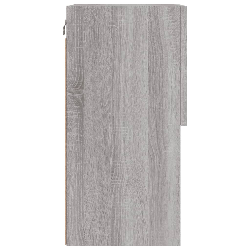 Móvel de TV com luzes LED 40,5x30x60 cm cinzento sonoma - Image 9