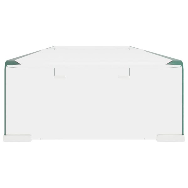 Suporte de TV/monitores em vidro transparente 90x30x13 cm - Image 3