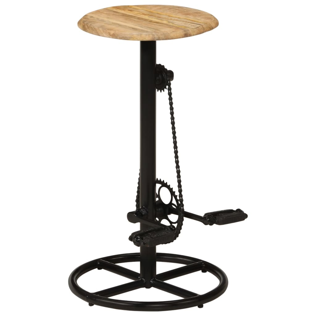 Cadeiras de bar 2 pcs madeira de mangueira maciça - Image 11