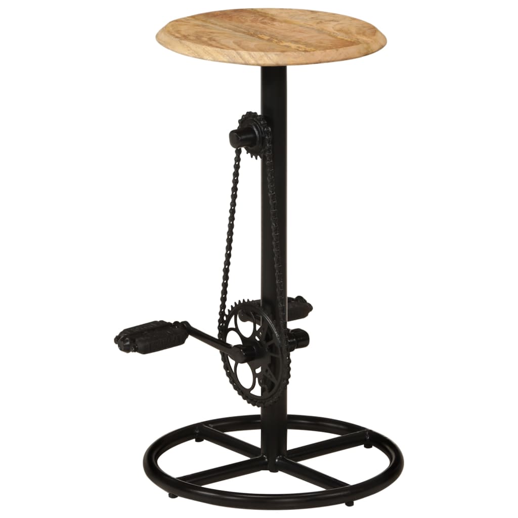 Cadeiras de bar 2 pcs madeira de mangueira maciça - Image 3