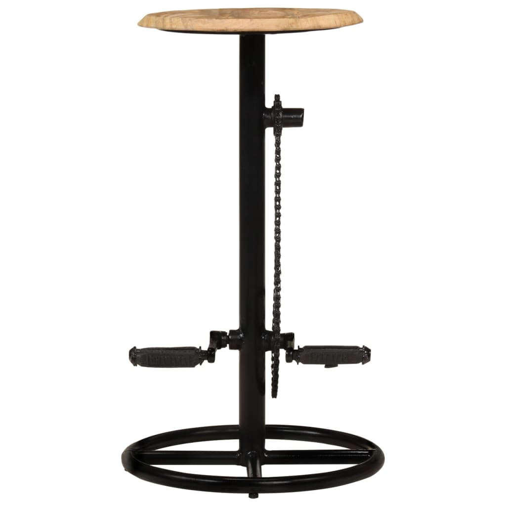 Cadeiras de bar 2 pcs madeira de mangueira maciça - Image 7