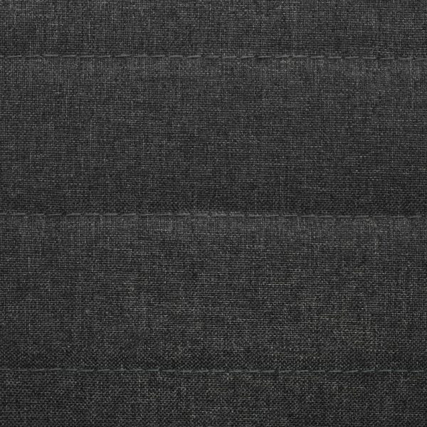 Cadeiras de jantar 4 pcs tecido cinzento-escuro - Image 7
