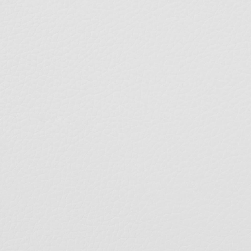 Cadeiras de jantar 4 pcs couro artificial branco - Image 8