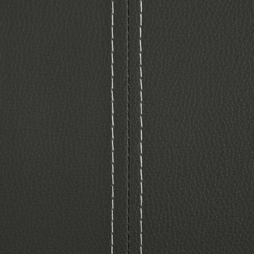 Cadeiras de jantar cantilever 2 pcs couro artificial cinzento - Image 7