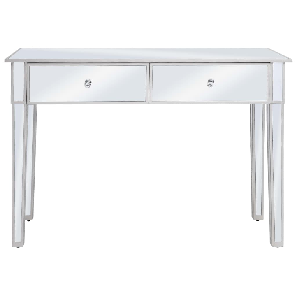 Mesa consola espelhada em MDF e vidro 106,5x38x76,5 cm - Image 3