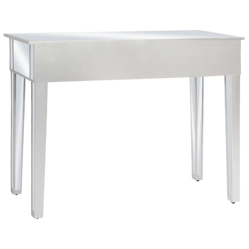 Mesa consola espelhada em MDF e vidro 106,5x38x76,5 cm - Image 5
