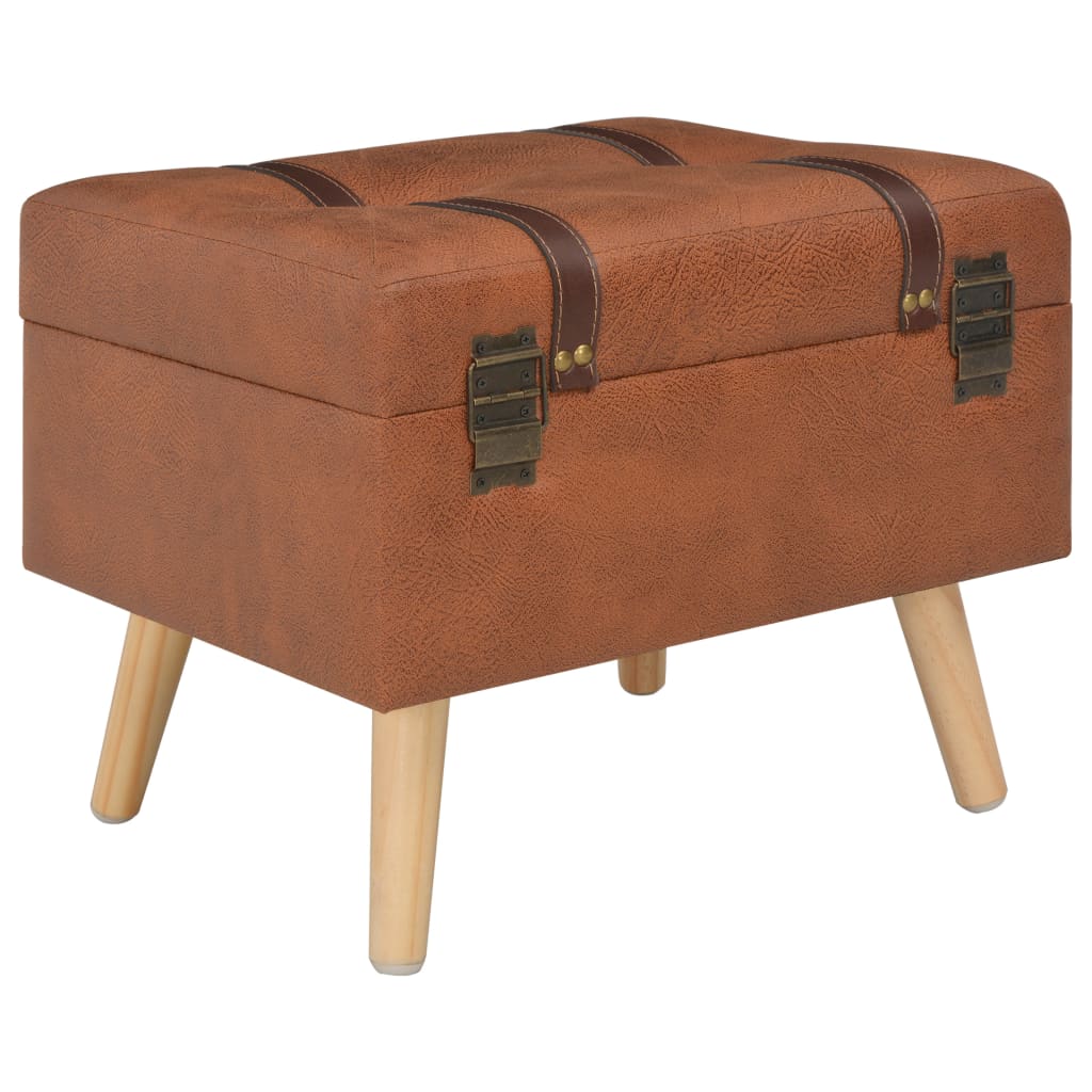 Banco de arrumação 40 cm couro artificial bronze - Image 2