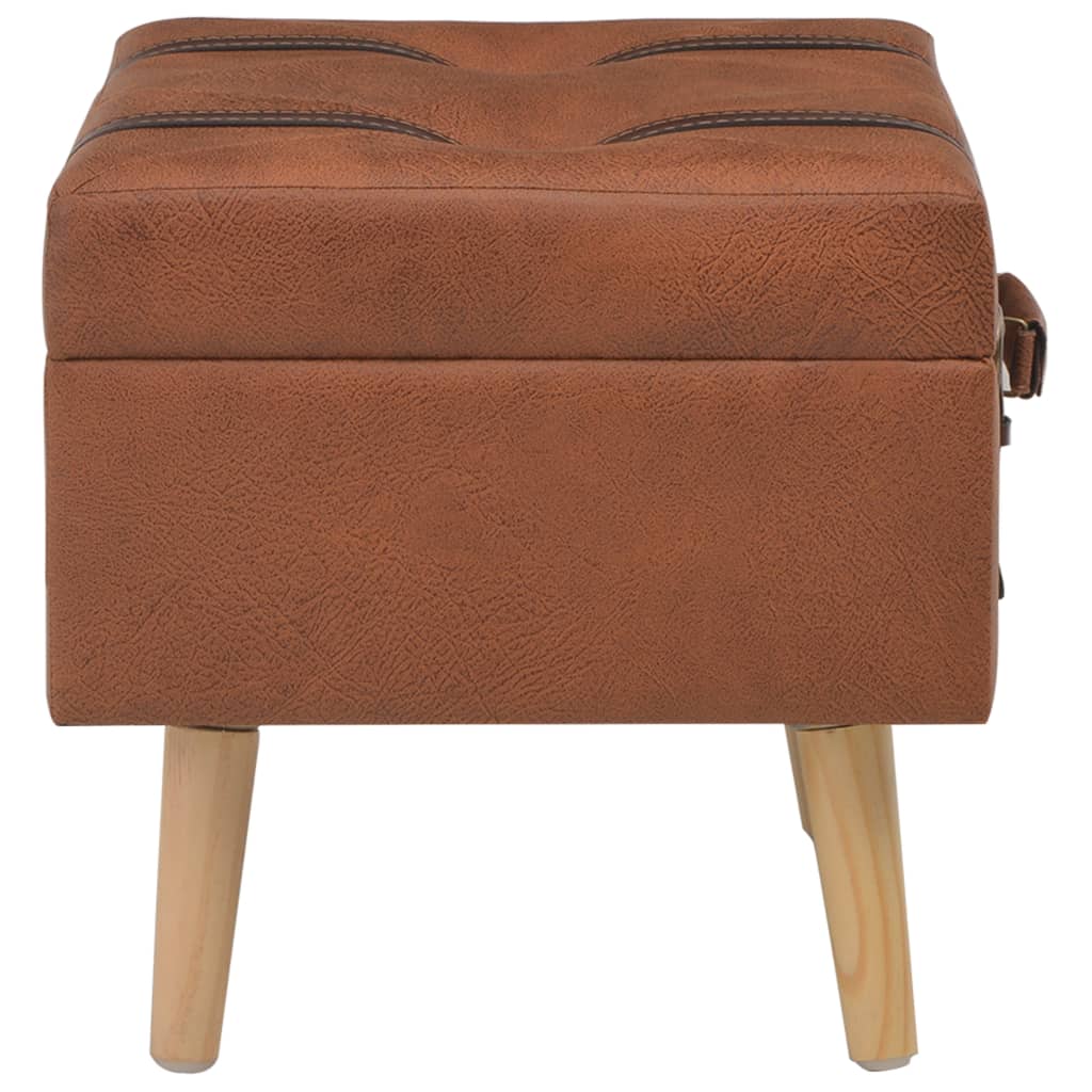 Banco de arrumação 40 cm couro artificial bronze - Image 4