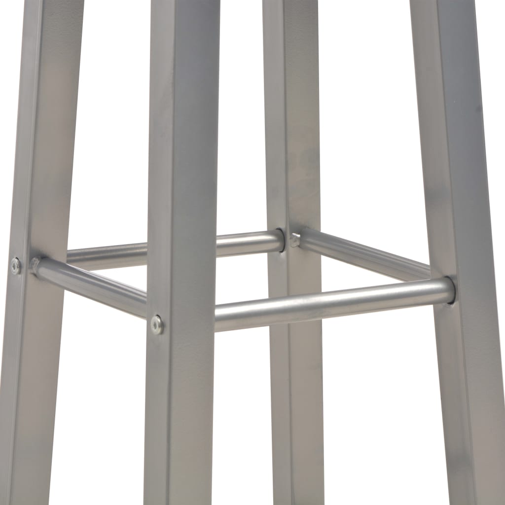 Bancos de bar 2 pcs MDF antracite - Image 5