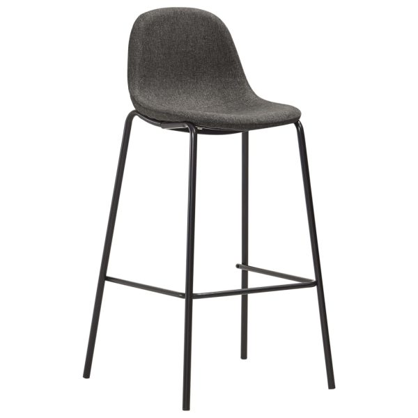 5 pcs conjunto de bar tecido cinzento-escuro - Image 4