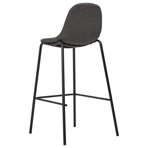 5 pcs conjunto de bar tecido cinzento-escuro - Image 6