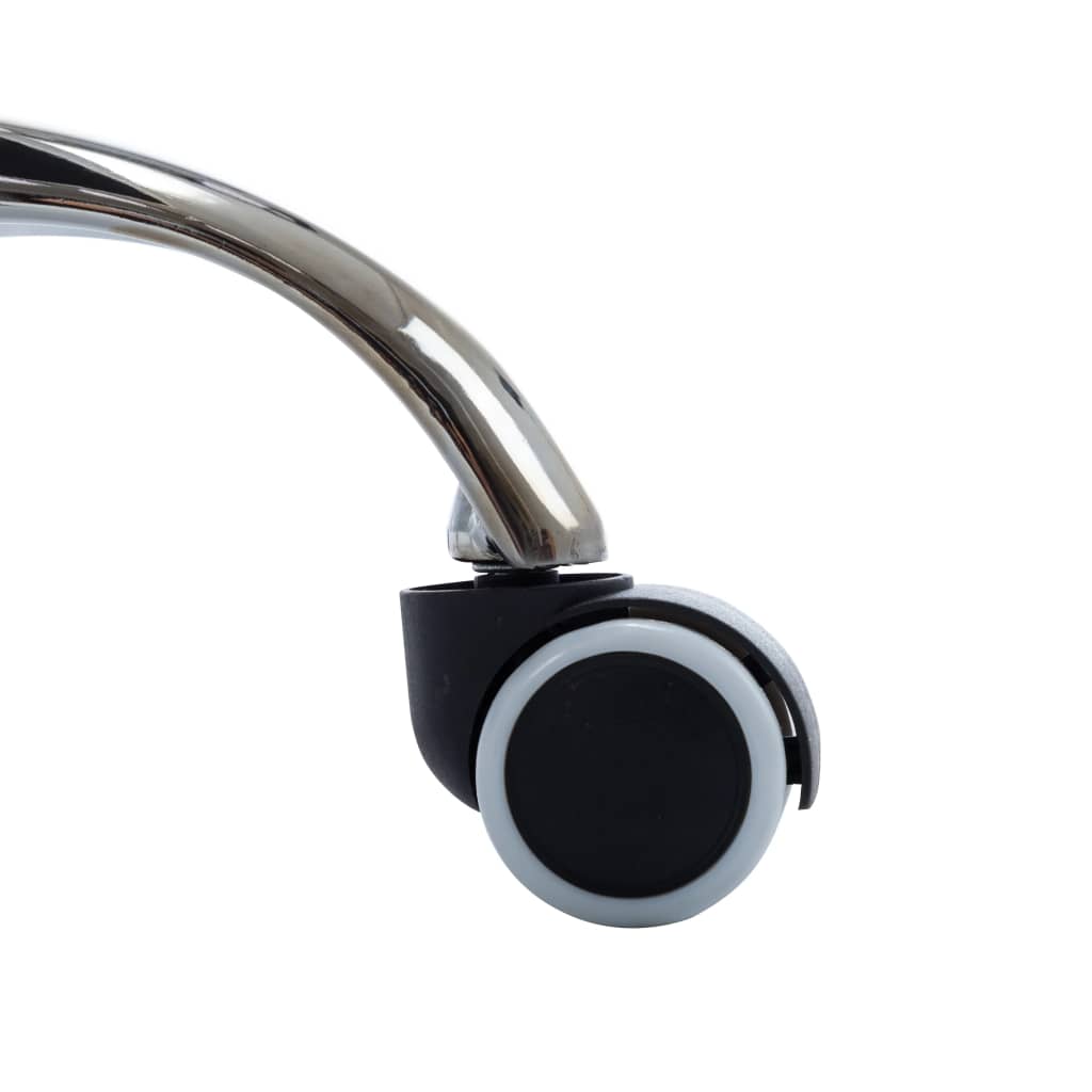 Cadeira de escritório giratória em couro artificial rosa - Image 8