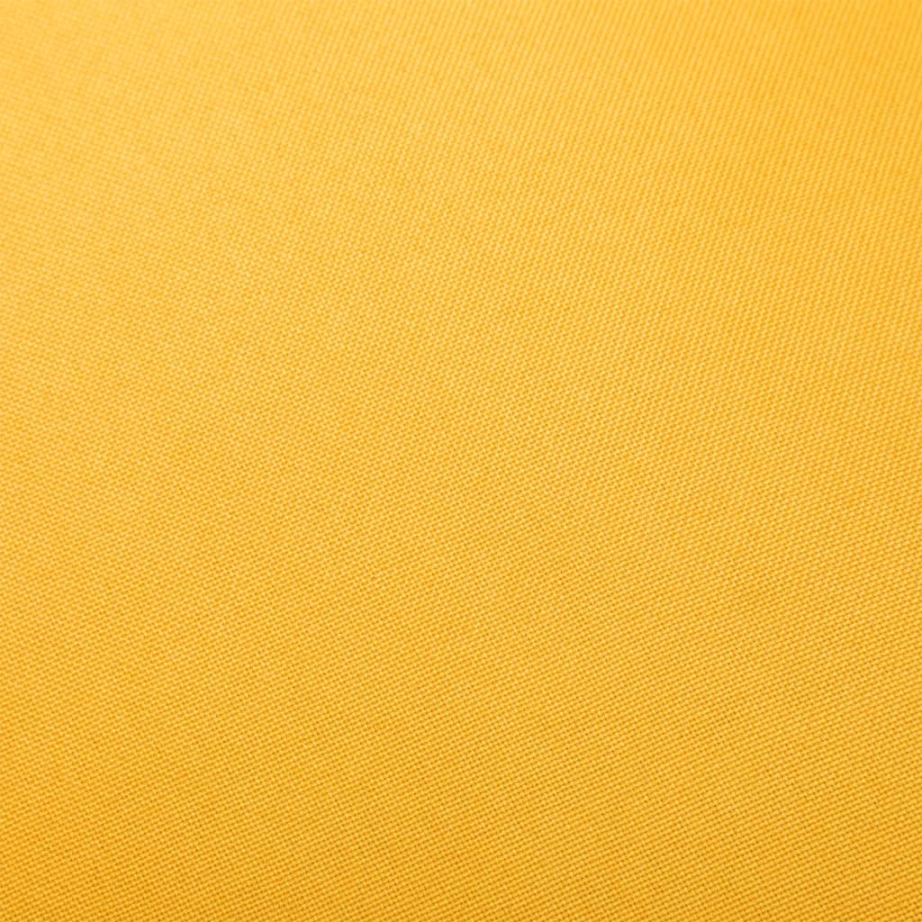 Cadeira de baloiço tecido amarelo mostarda - Image 6
