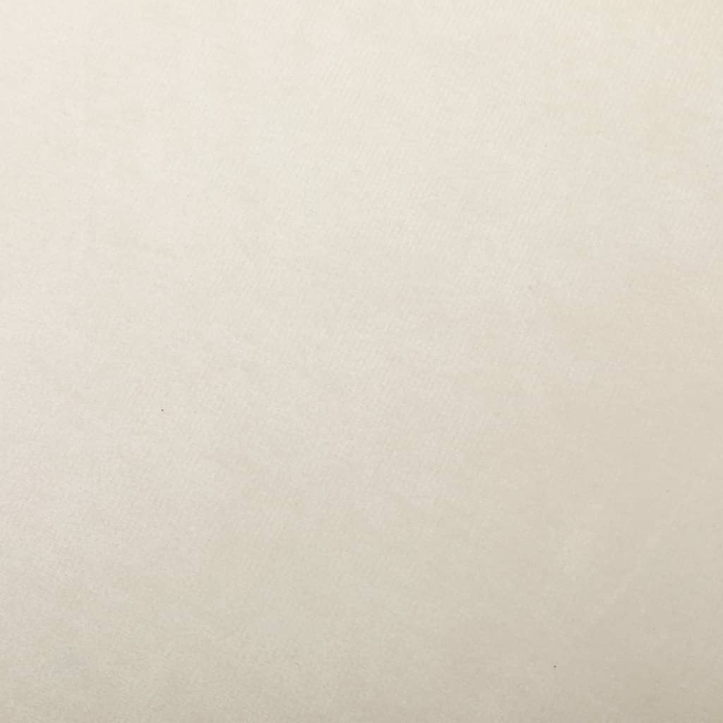 Cadeira de baloiço veludo branco nata - Image 6