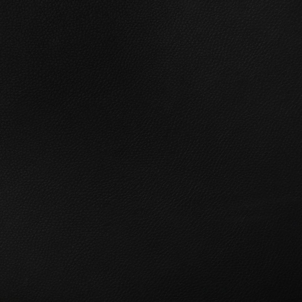 Cadeira escritório giratória madeira curvada/couro artif. preto - Image 6