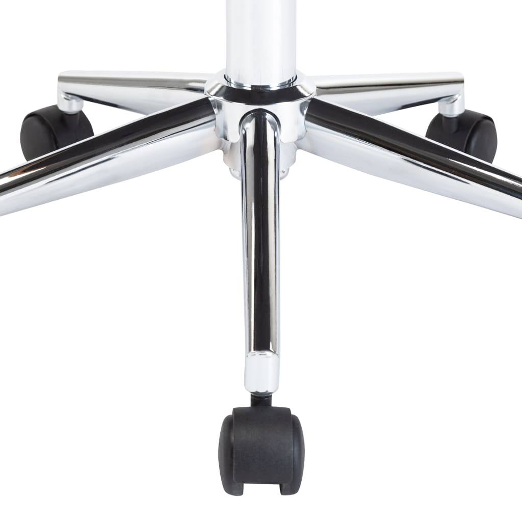 Cadeira escritório giratória madeira curvada/couro artif. preto - Image 6