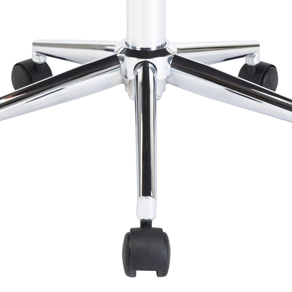 Cadeira escritório giratória madeira curvada/couro artif. preto - Image 6