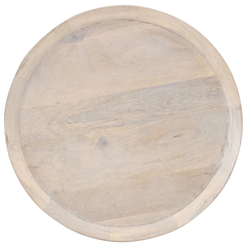 Mesa de apoio Ø60x75 cm madeira de mangueira maciça - Image 2
