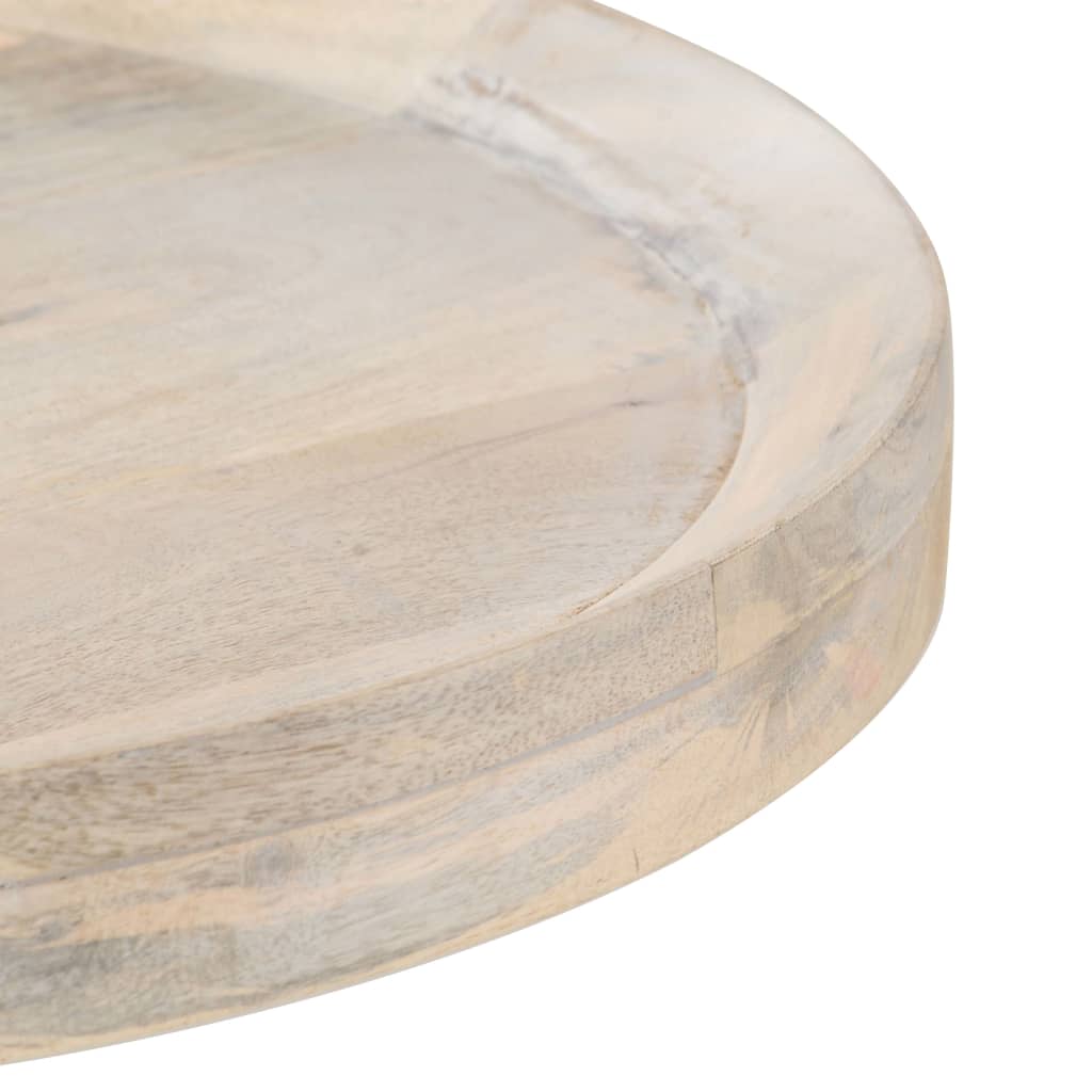 Mesa de apoio Ø60x75 cm madeira de mangueira maciça - Image 3