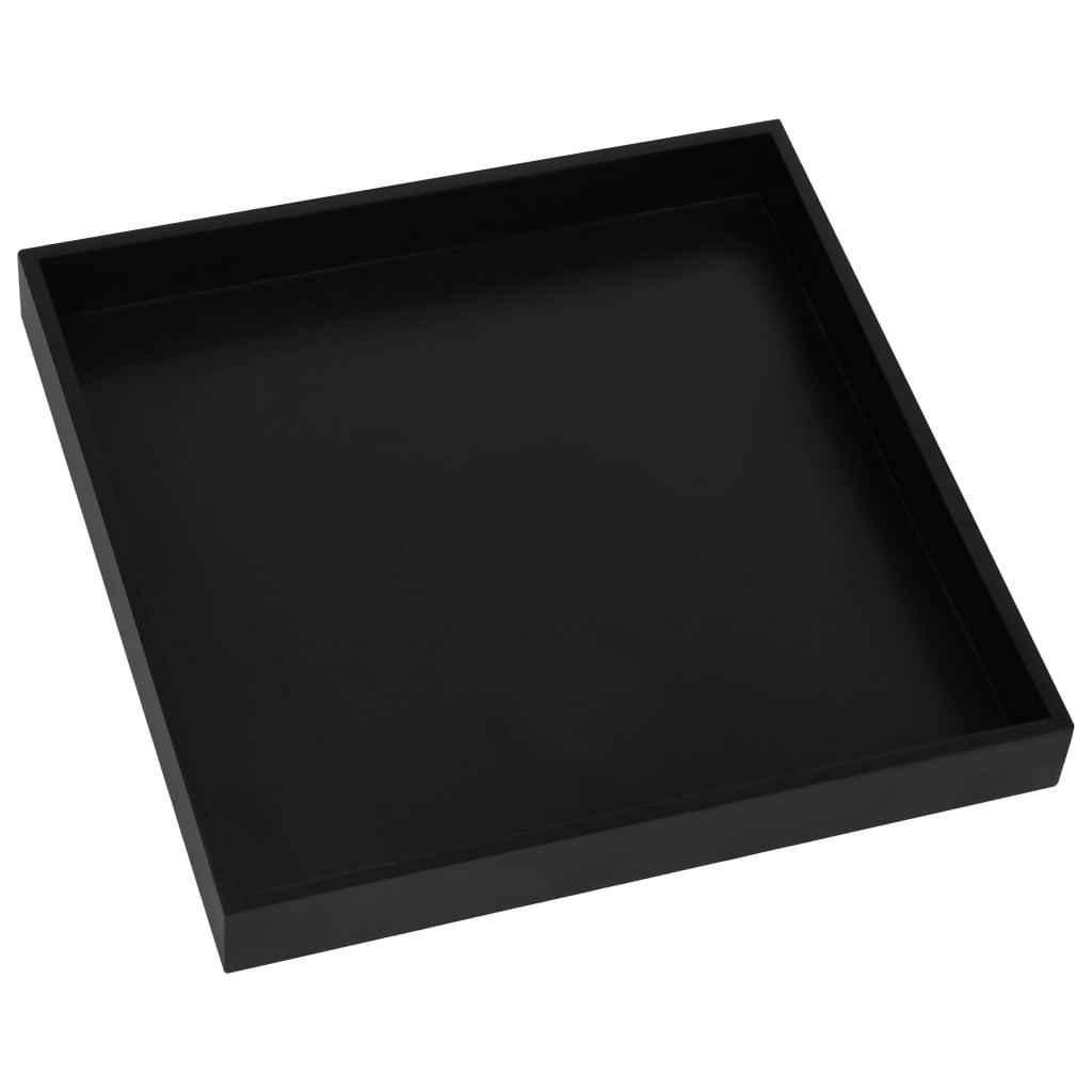 Mesa de apoio 38x38x38,5 cm MDF preto e dourado - Image 4