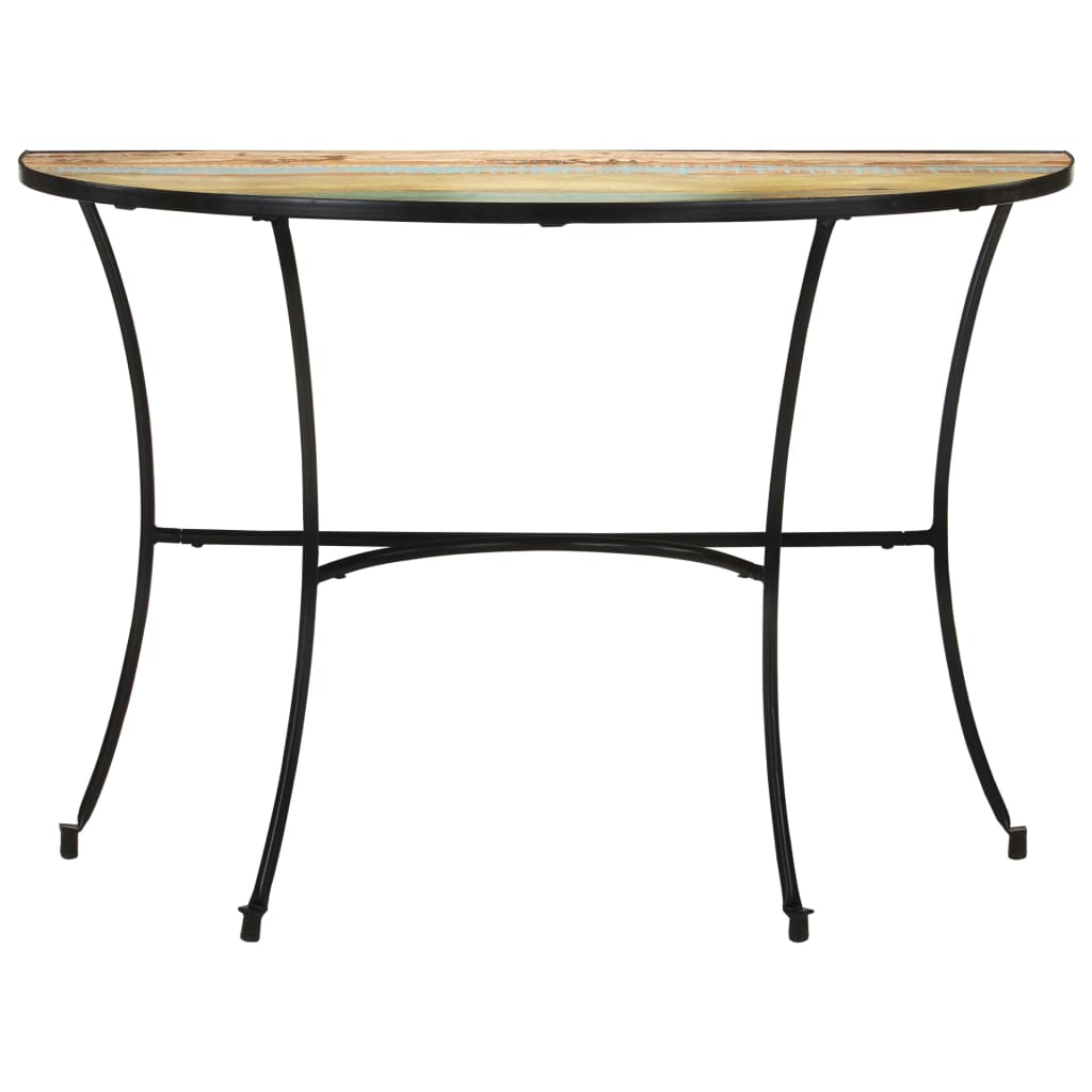 Mesa de apoio 110x40x77 cm madeira recuperada maciça - Image 2