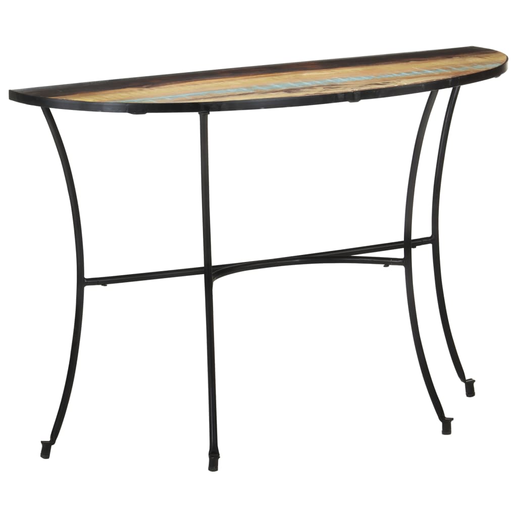 Mesa de apoio 110x40x77 cm madeira recuperada maciça - Image 10