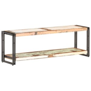 Móvel de TV 120x30x40 cm madeira recuperada maciça