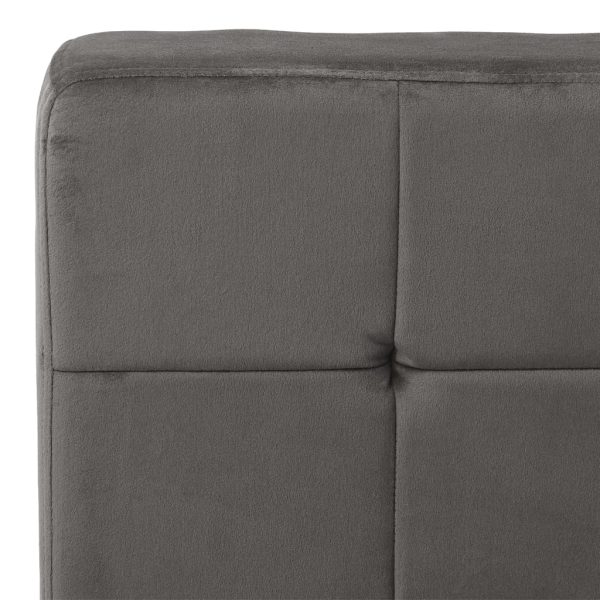 Cadeira de descanso 65x79x87 cm veludo cinzento-escuro - Image 6